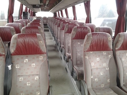 Innenraum 58 Sitzer Reisebus Komfortsitze