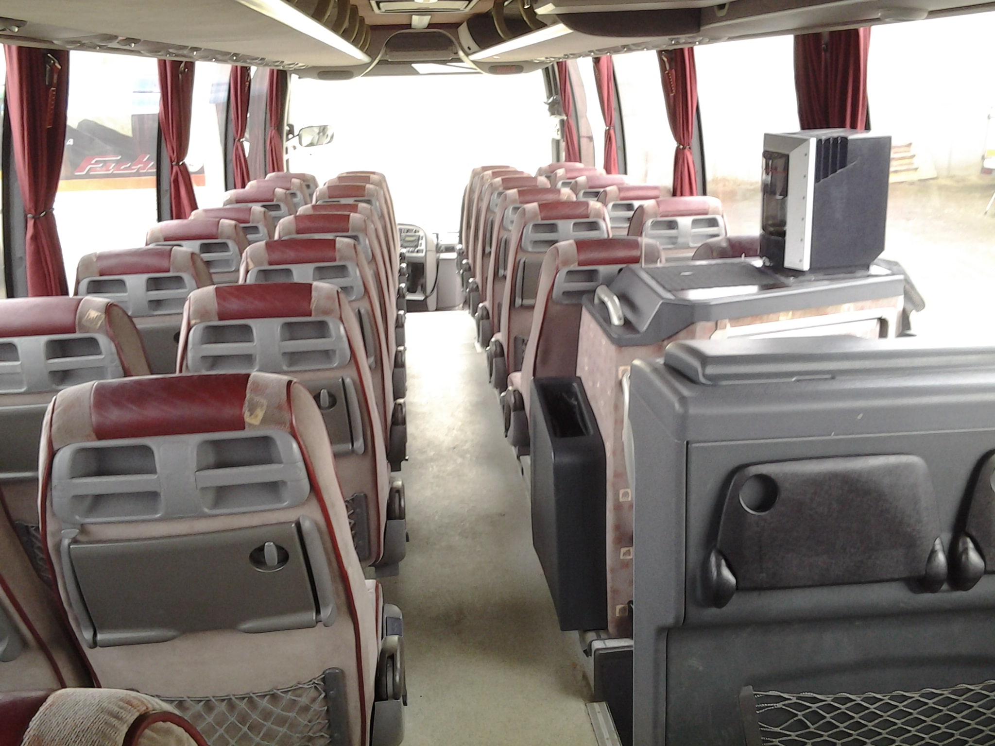 Innenraum 58 Sitzer Reisebus Komfortsitze